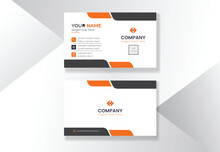 Simple Business Card Layout, Professional Business Card Design