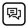 © Sathaporn - Online chat thick line icon.