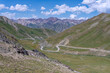 © robertharding - High mountain pass and mountains peaks, Tuluk valley, Naryn region, Kyrgyzstan