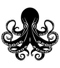 Cute Octopus Cartoon Icon