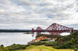 © Travel 'n' Lifestyle - View of Forth Bridge crossing the bay in North Queensferry, Edinburgh, Scotland, United Kingdom.