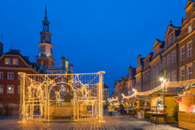 Christmas markets at Old Market Square, Poznan, Poland