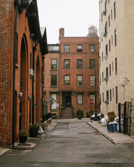 Canvas Print - Houses in Brooklyn Heights, Brooklyn, New York