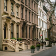 Houses in Brooklyn Heights, Brooklyn, New York