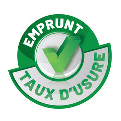 Wall Mural - taux d'usure de l'emprunt en france