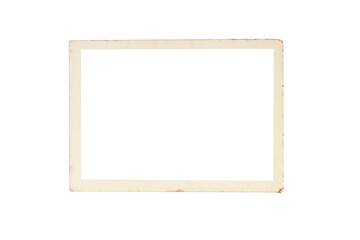 old photo frame texture png isolated picture postcard border