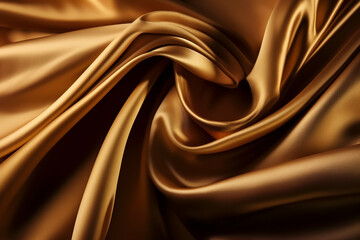 Elegant shiny gold wavy abstract background