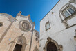 Beautiful town of Ostuni the white city, and his cathedral, in Apulia (Puglia), Italy