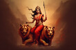 Beautiful Hindu Goddess Durga Mata