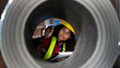 © NewSaetiew - Industrial Engineers or Foreman inspecting and check up machine at factory machines.Technician working in metal sheet at industry..