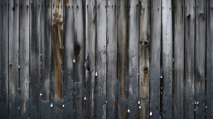  Natural Rough Wooden Wall Or Fence Planks, Wood Closeboard Texture, Overlapped Timber Boards Weathered Panel, Background Or Texture With Copy Space, Created using generative AI tools.