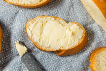 Canvas Print - Homemade Bread and Butter