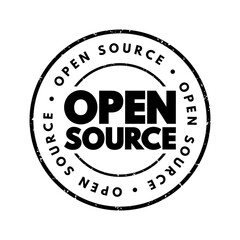 Wall Mural - open source is source code that is made freely available for possible modification and redistributio