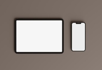 Responsive Web Design and website Mockup, Devices Mock up, Smartphone desktop tablet laptop template Mockup