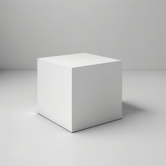 Aufkleber - A blank, white space. the box's interior room. For your company project, create a mockup. Generative AI