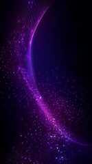 Wall Mural - an abstract background of purple and black swirls and shapes. generative ai.