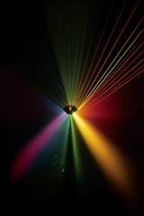colorful light diffraction generative ai
