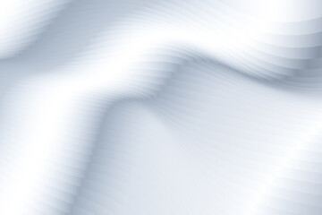 Wall Mural - abstract white background with wavy pattern. white wavy lines texture texture background, 3d renderi