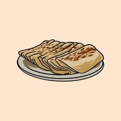 Msemmen food vector