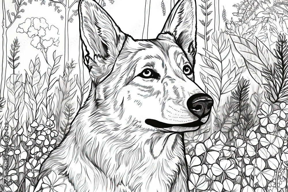 Canine Zen: Find Your Inner Peace with the Art of Coloring German ...