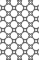 Wall Mural - Modern seamless geometric hexagon shapes repeated pattern design vector element in black color 