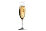 Fototapeta Big Ben - A glass of champagne on transparent background. PNG (Generative AI)