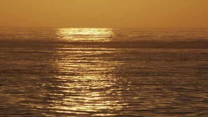 Wall Mural - beautiful evening sunset in the atlantic ocean at portugal coast.