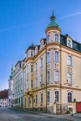 Wall Mural - Street in Loket, Czech republic