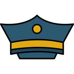 Sticker - Policeman's hat Icon