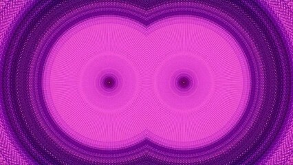 Fototapete - Abstract geometric wire symmetrical composition. 3d rendering loop animation 4K