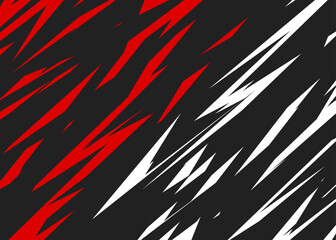 Wall Mural - abstract background with seamless sharp and slash line pattern. raw scratch pattern