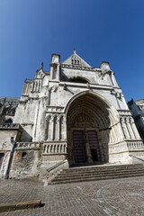 cathédrale notre-dame de st-omer et son cadran solaire - pas-de-calais - france