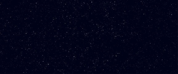 Wall Mural - night starry sky, dark blue space background with stars. infinity space. vector illustrator