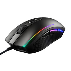 Gaming mouse with transparent background