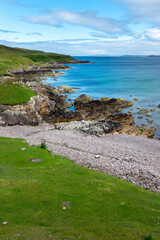 Wall Mural - Scottish coast on Coigach peninsula in the north of Highlands, Scotland, UK