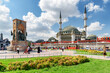 The Taksim Mosque and the Republic Monument, Istanbul, Turkey