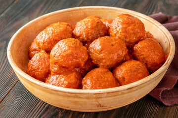 Canvas Print - Keftedes - greek meatballs