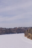 Fototapeta Natura - North Saskatchewan River in Winter