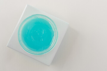 blue gel moisturizer