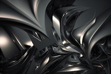 Grey Black Silver Graphic Design Background