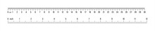 Ruler 30 Cm, 12 Inch. Set Of Ruler 30 Cm 12 Inch. Measuring Tool. Ruler Scale. Grid Cm, Inch. Size Indicator Units. Metric Centimeter, Inch Size Indicators. Vector 10 Eps.