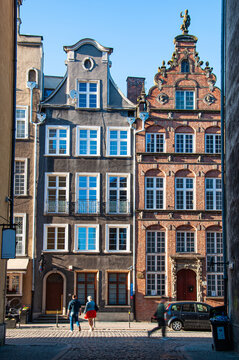 architecture of mariacka street in gdansk is one of the most notable tourist attractions in gdansk. 