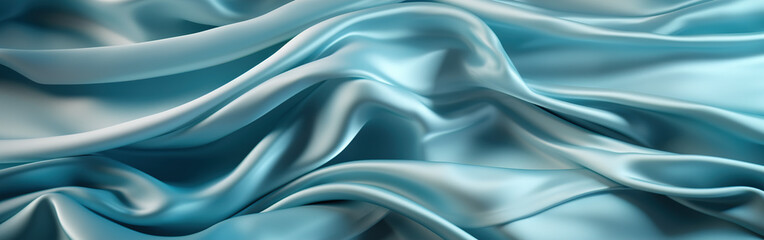 light blue silk satin. bright luxury background for design. generative ai.