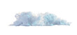 Big fluffy cloud. Realistic cumulus cloud, 3d render. Transparent background, PNG file