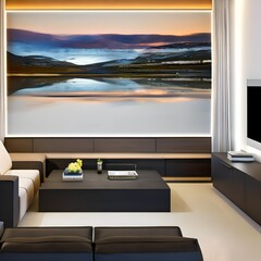 Canvas Print - Entertainment Room42, Generative AI