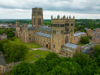 Wall Mural - Durham Cathedral is a cathedral in the historic city center of Durham, England, UK. The Durham Castle and Cathedral is a UNESCO World Heritage Site since 1986. 