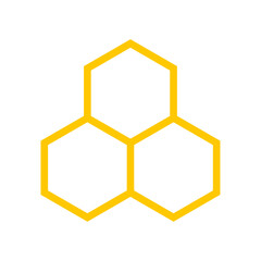 Wall Mural - Honeycomb icon