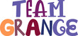 © Binodini - Team Grange Hand Lettering Illustration for Flyer, Sticker , Gift Card, Stationery