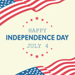 © Alwie99d - happy Independence Day. USA national holiday 4th july, modern background vector illustration