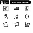 © emka angelina - job and business icon or logo isolated sign symbol vector illustration - high quality black style vector icons